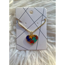 Load image into Gallery viewer, Autism Awarness Necklace
